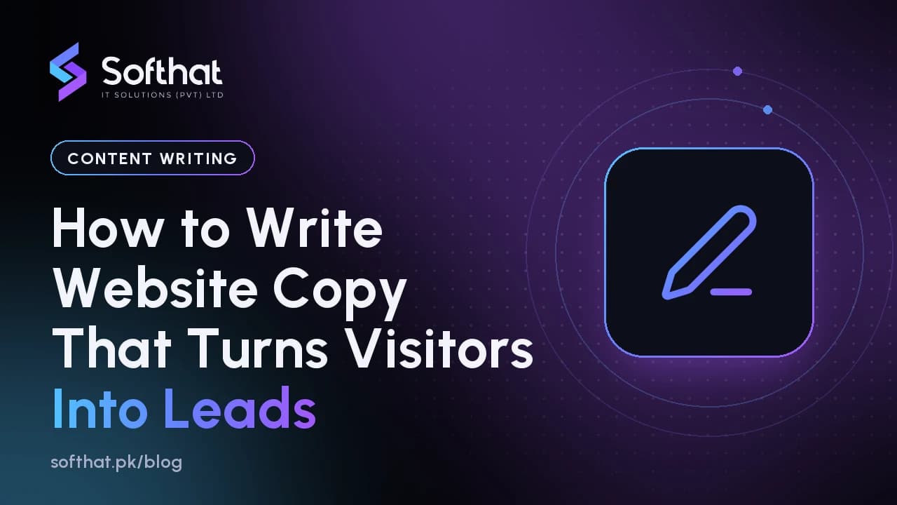 Website copy that converts: headline, proof and call-to-action blocks on a landing page layout
