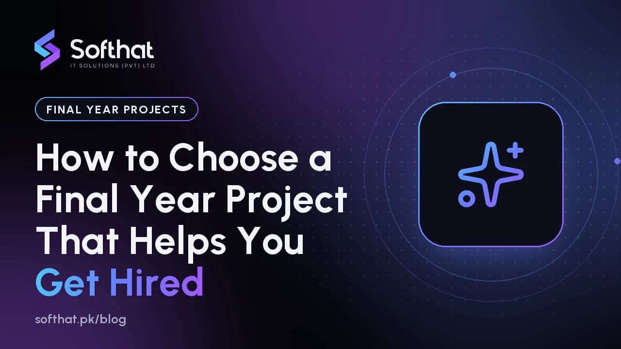 Final Year Projects graphic with the title How to Choose a Final Year Project That Helps You Get Hired