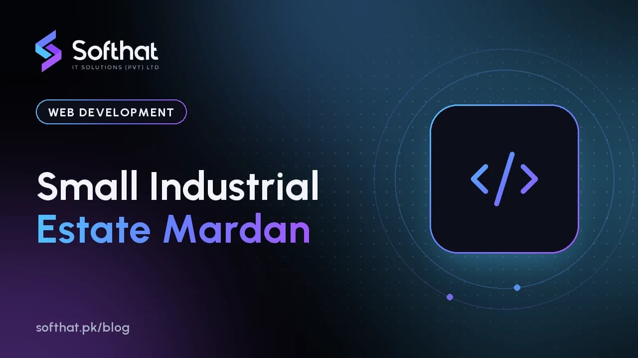 Branded graphic about moving marble and granite factories in Small Industrial Estate Mardan from paper registers to software